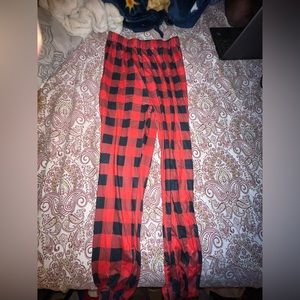 Plaid Sweats